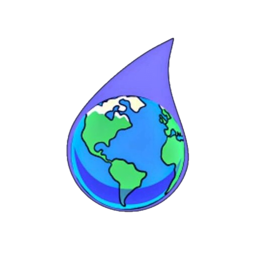 eco drop brand logo earth teardrop